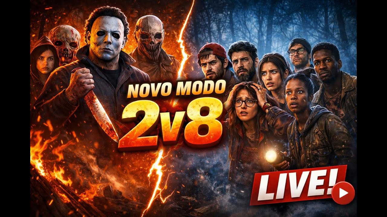 ULTIMOS DIAS 2V8 DBD!   🛠️ BUILD, 🏃 SURV, 🔪 KILLER OU 🎮 OUTRO JOGO, PIX NA TELA, AJUDA NOIS!