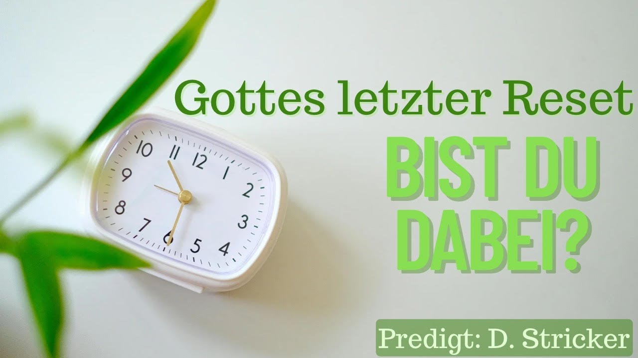 29.11.2025  Predigtgottesdienst mit D.Stricker