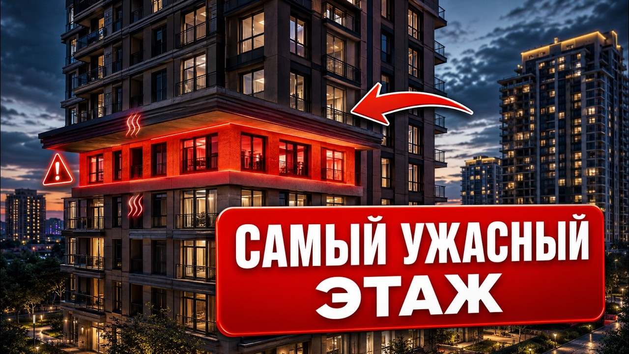 НИКОГДА НЕ ПОКУПАЙТЕ КВАРТИРУ на этих ЭТАЖАХ! НА КАКОМ ЭТАЖЕ лучше выбрать квартиру.