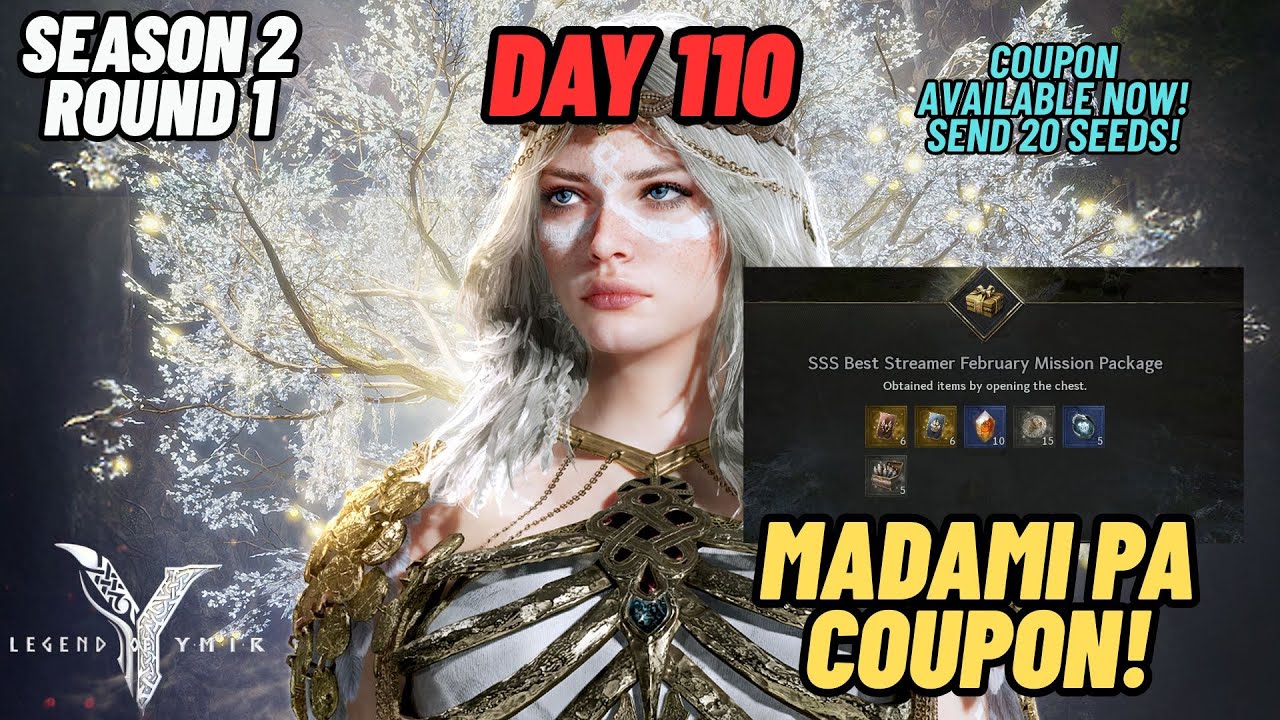 🔴LEGEND OF YMIR | R1 | DAY 110 | GANDANG GABI | DAMI PA COUPON!