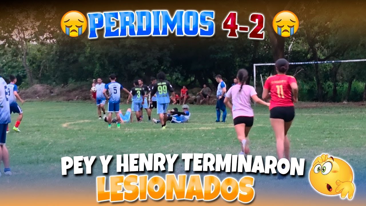 ASÍ TERMINO EL PARTIDO... Pey hizo una barrida a Henry y los 2 terminaron lesionados
