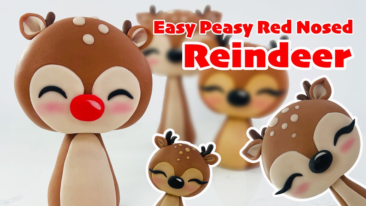 Crafting Christmas Cheer: Fun Reindeer Cake Topper Tutorial