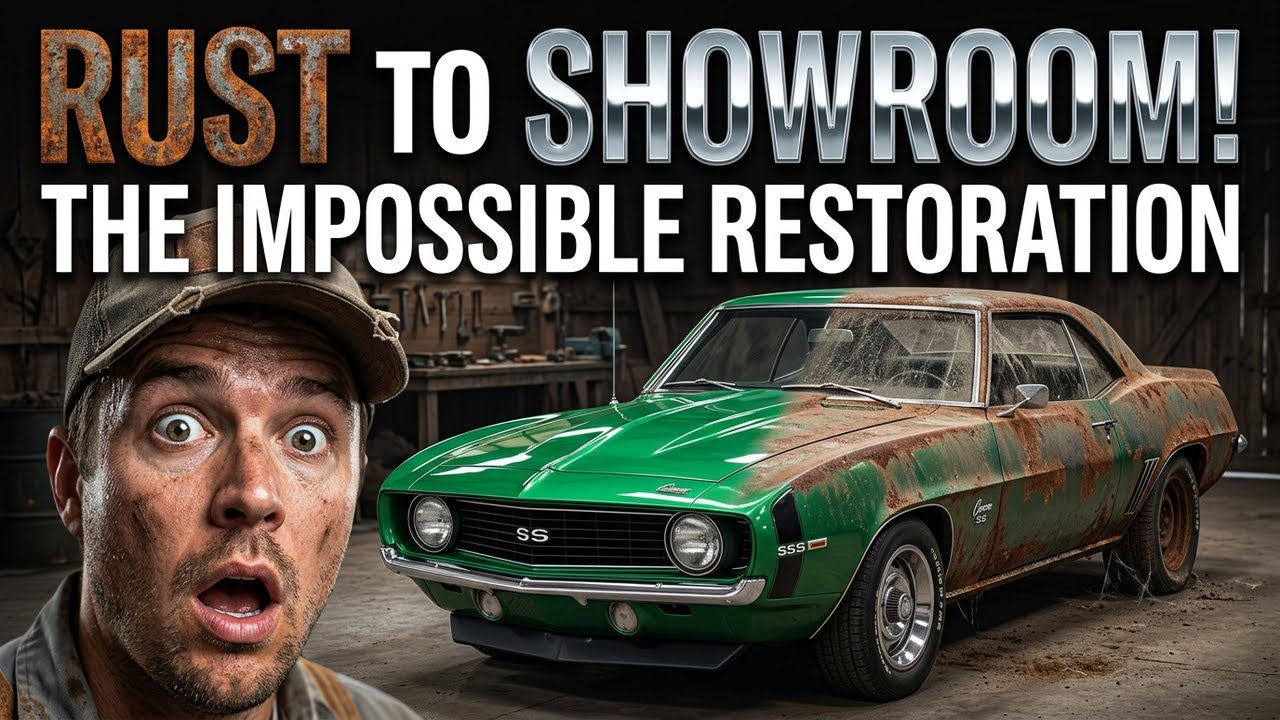 1969 Chevrolet Camaro SS Barn Find Bought for $1,000… Full ASMR Restoration from Rust to Glory!