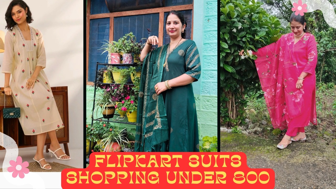New suit shopping from Flipkart