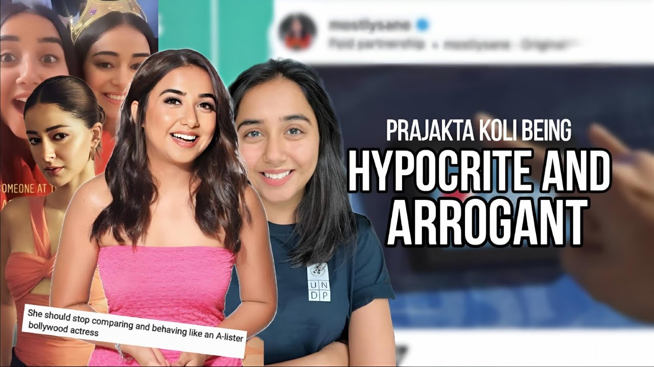 Prajakta Koli being IRRESPONSIBLE & HYPOCRITE | Prajakta BEING MEAN to guests in her show?