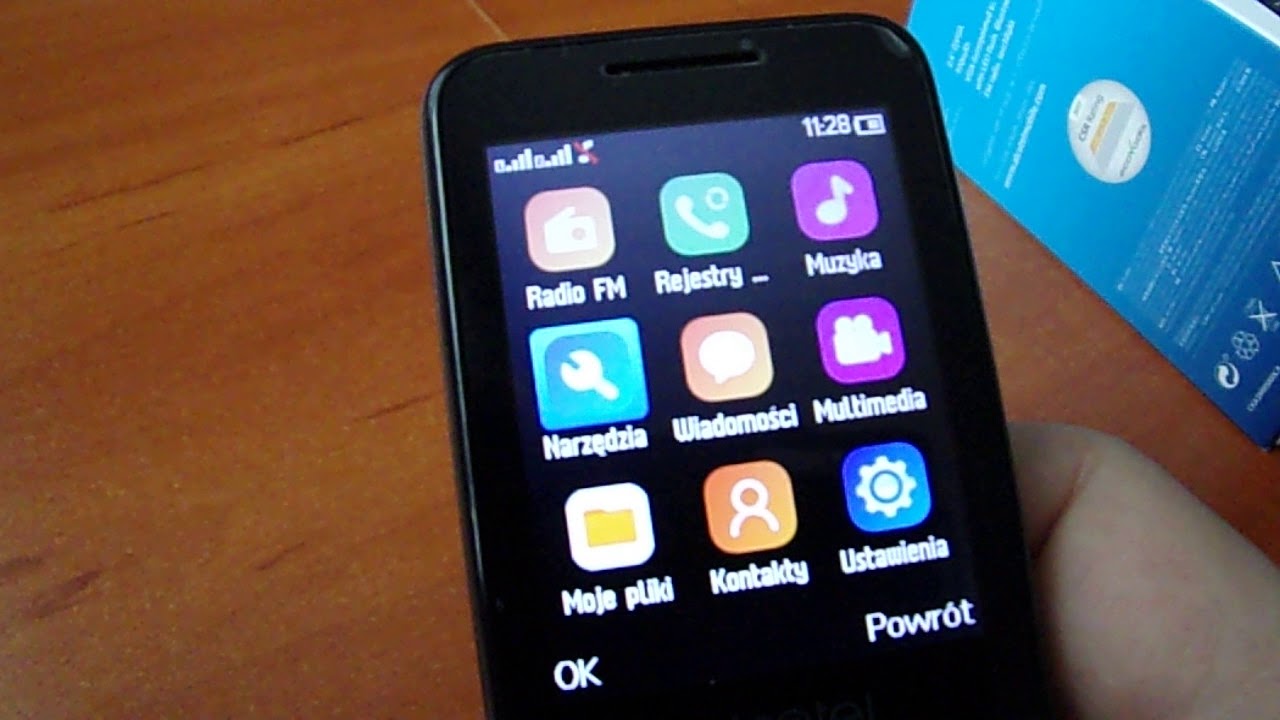 Alcatel 2003 - bardzo prosty telefon za około 80zł