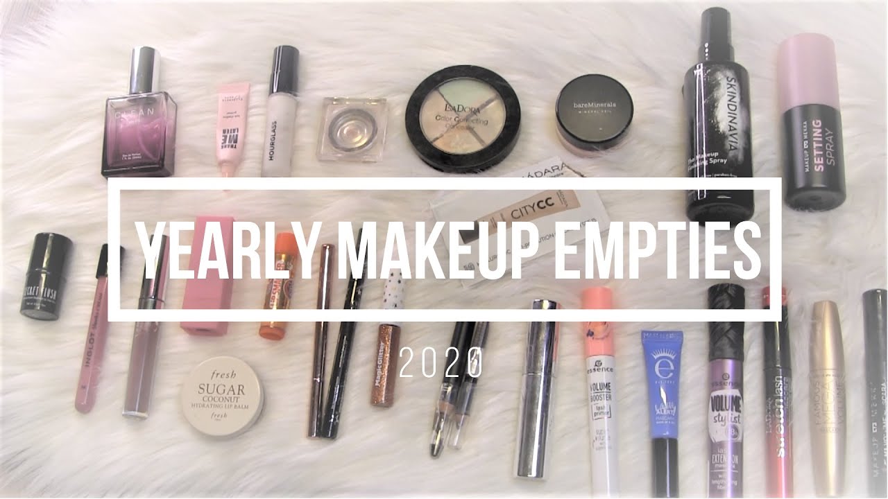 YEARLY MAKEUP EMPTIES 2020