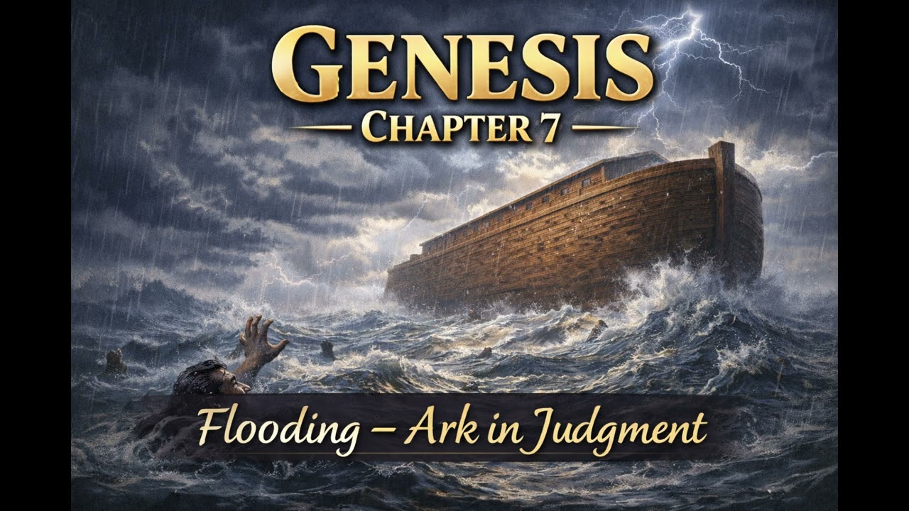 Genesis Chapter 7 Flooding – Ark in Judgment #christianmusic #praiseandworship #worshipsongs