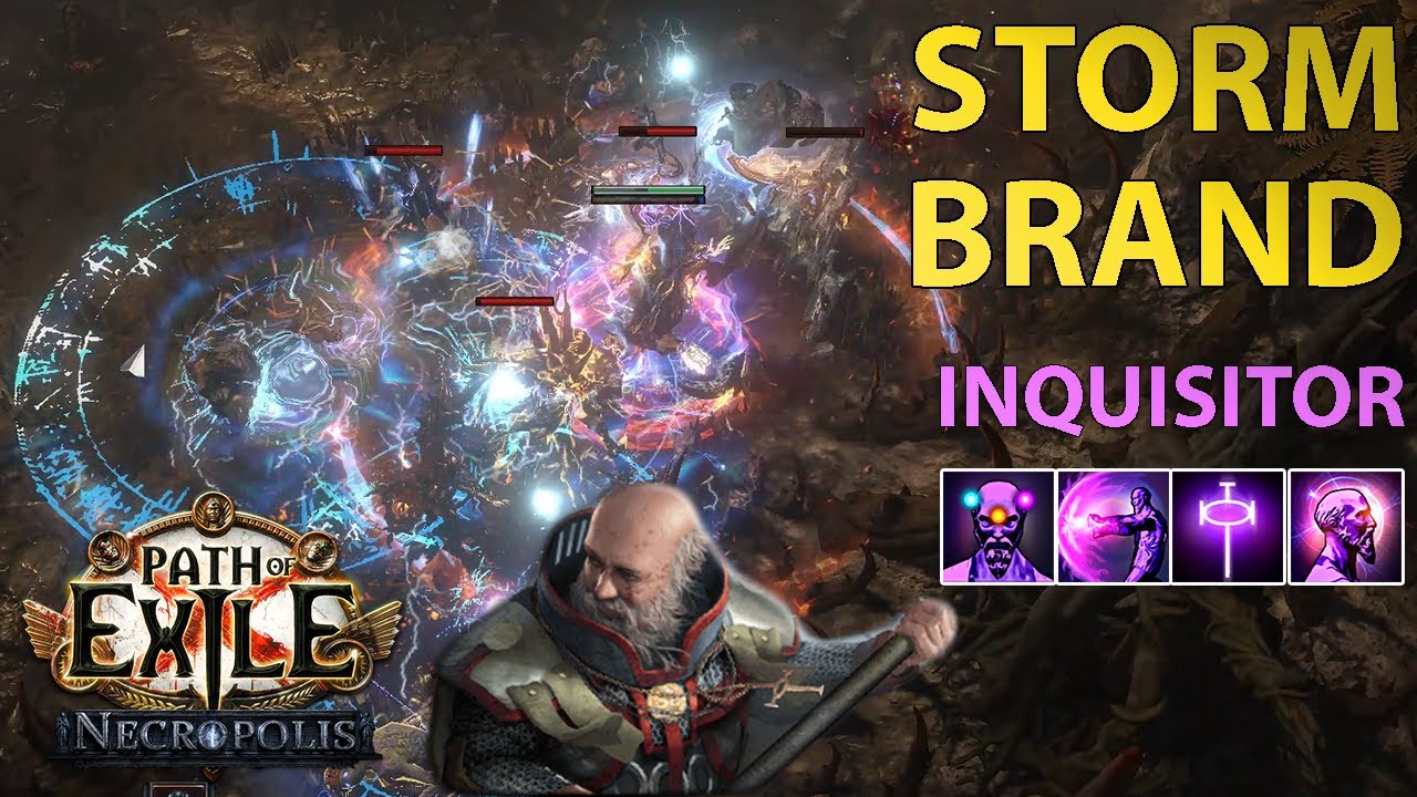 [3.24] Storm Brand of Indecision Build | Inquisitor | Necropolis | Path of Exile 3.24