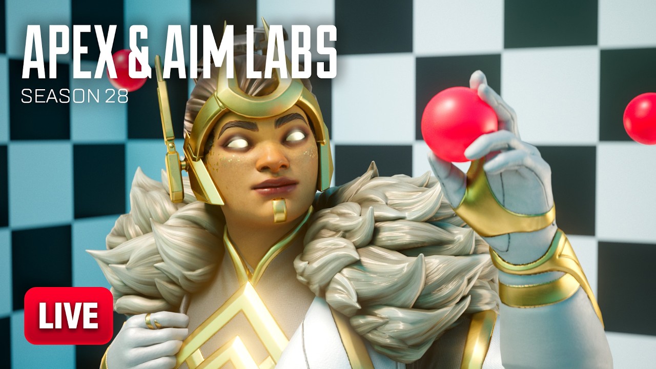 Apex Solo Queue Ranked & Logitech G Superstrike + Aimlabs Challenge