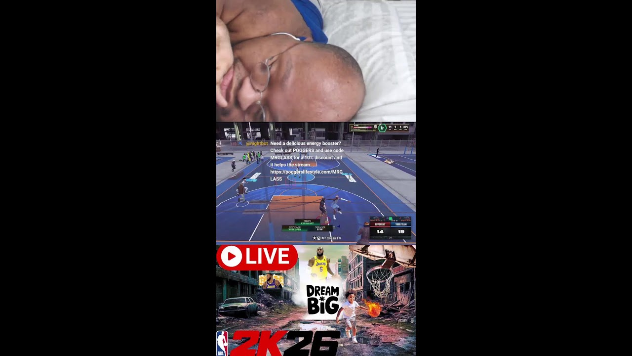 LIVE DISABLED GAMER NBA2k26 HOOPING IN PARK LOCK IN