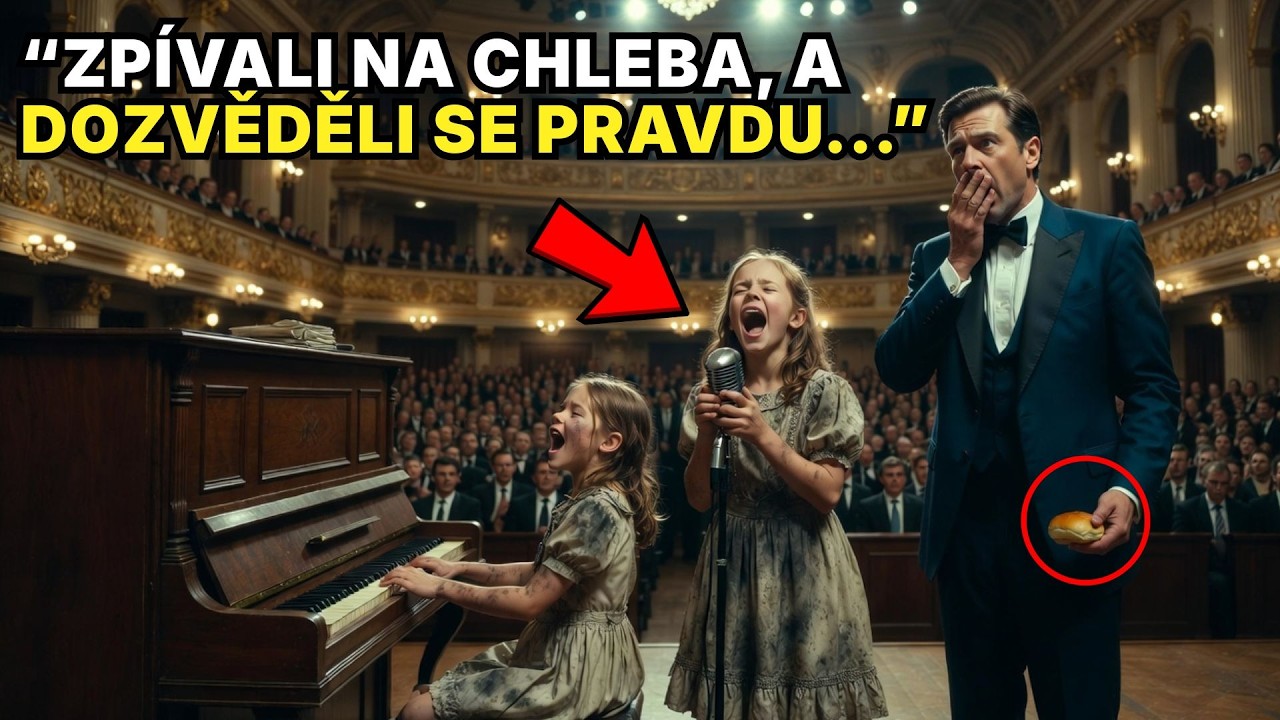 Dvojčata bez domova byla požádána, aby zazpívala výměnou za bochník chleba, a všichni se zasmáli...