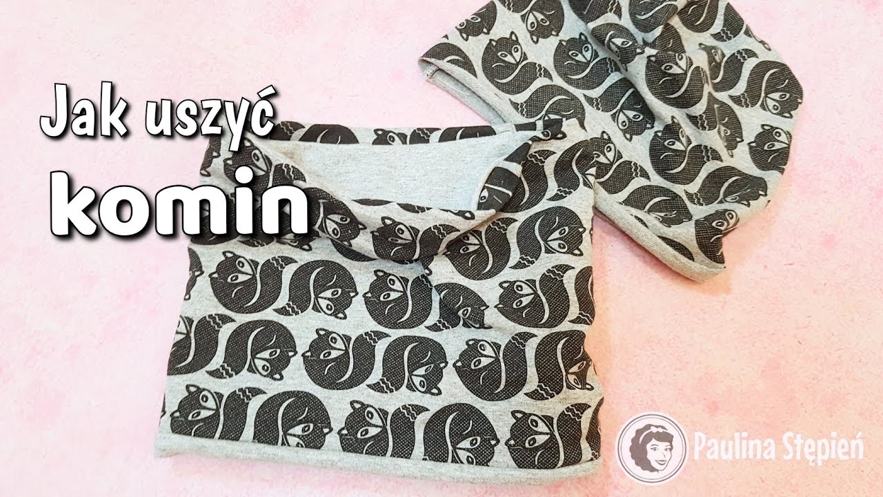 Jak uszyć komin na szyję zamiast szalika DIY