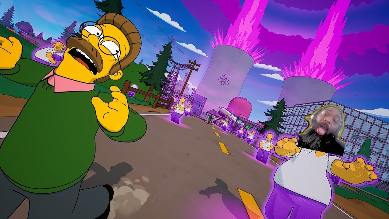 Multiplidiocy - Fortnite x The Simpsons THE REACT REACTION!