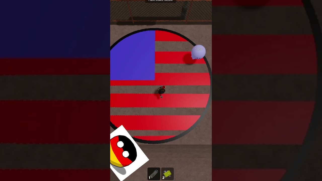 Drawing America Countryball 🇺🇸 and coming back later 🥺 #shorts #roblox #countryballs
