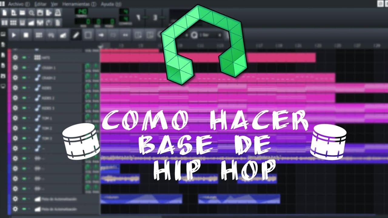 Como HACER una BASE de HIP HOP/RAP en LMMS