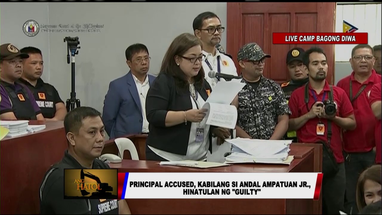 Pagbasa ng hatol sa  Maguindanao Massacre | ANG HATOL