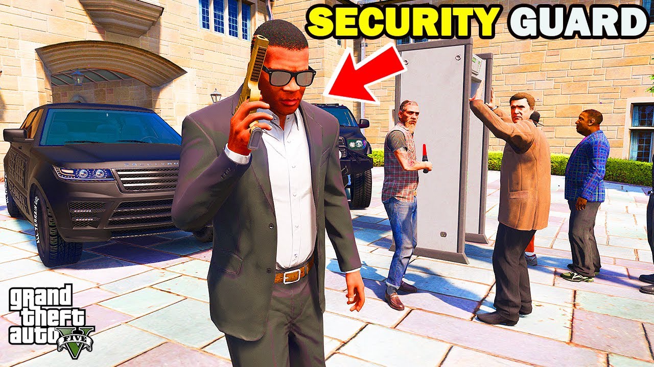 Franklin Become The Most Powerful Security Guard and Save the Trevor from Gangster in GTA 5
