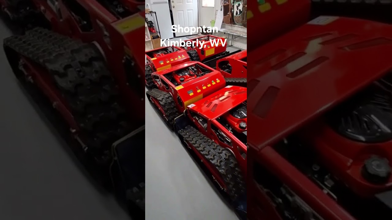 Remote control track mowers available at Shopntan, Kimberly WV 