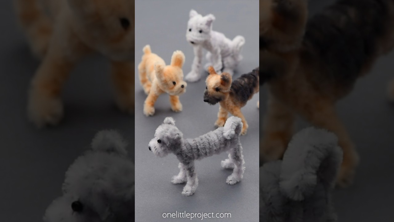 Pipe Cleaner Dog Tutorial 🐕 🐶