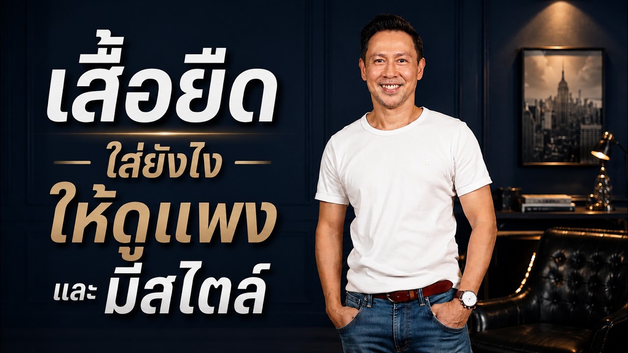 เสื้อยืดใส่ยังไง? ให้ดูแพง มีสไตล์ | How to Choose and Style Perfect T-Shirts for Men