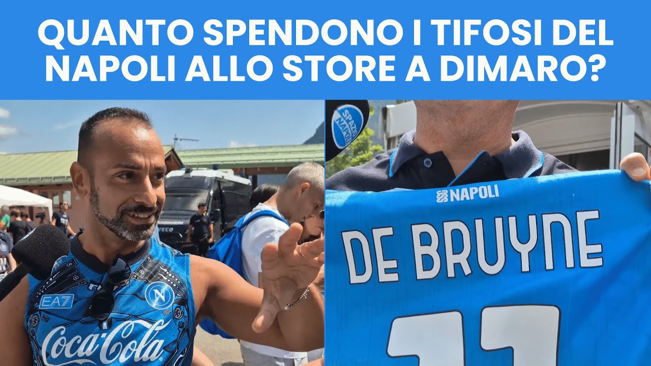 Quanto SPENDONO i TIFOSI NAPOLI allo store a DIMARO? | Sentite le loro RISPOSTE