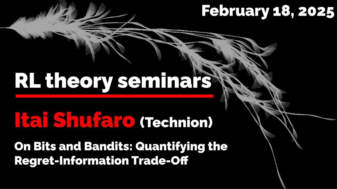 RL Theory Seminar 2025: Itai Shufaro (February 18)