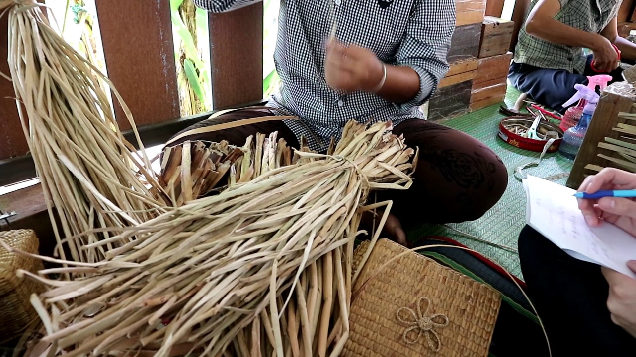 ภูมิปัญญาไทย เรื่องผักตบชวาสาน อ.ผักไห่ จ.อยุธยา ต.ท่าดินแดง