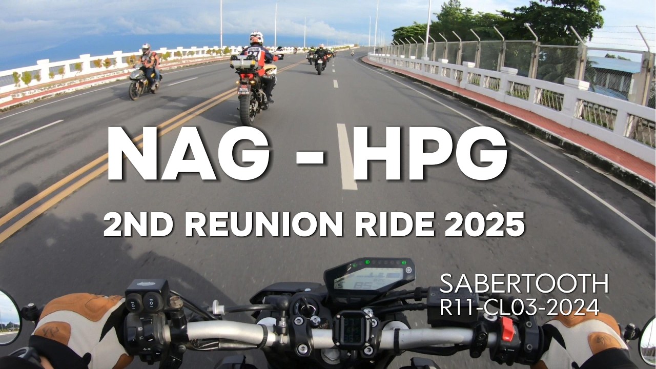 NAG - HPG 2nd Reunion Ride 2025 | DAVAO CITY REGION 11 EMCRC SMRC  #safety #motorcycle #riding