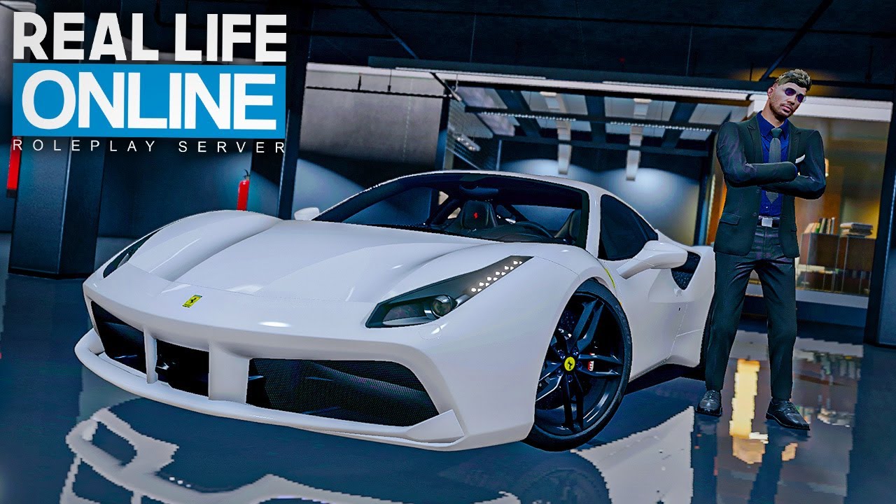 MIT FERRARI IM SCHNEE UNTERWEGS! | GTA 5 Real Life Online