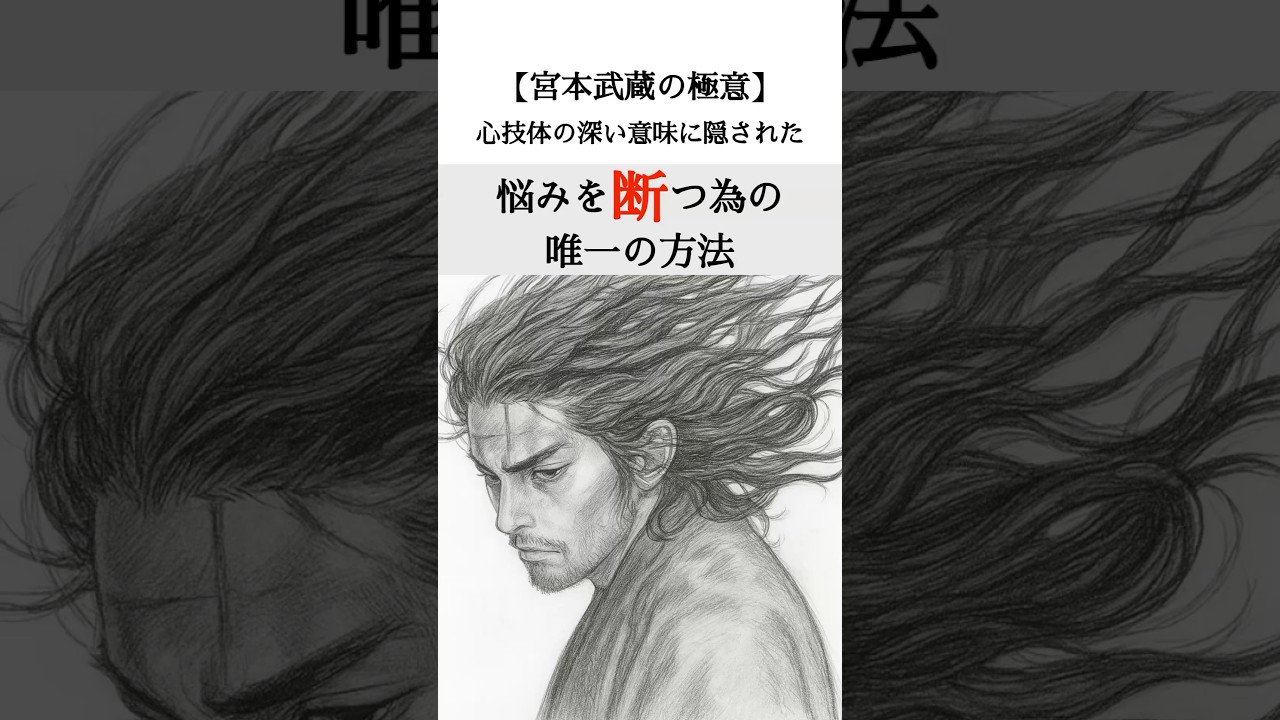 【宮本武蔵の極意】心技体の深い意味に隠された