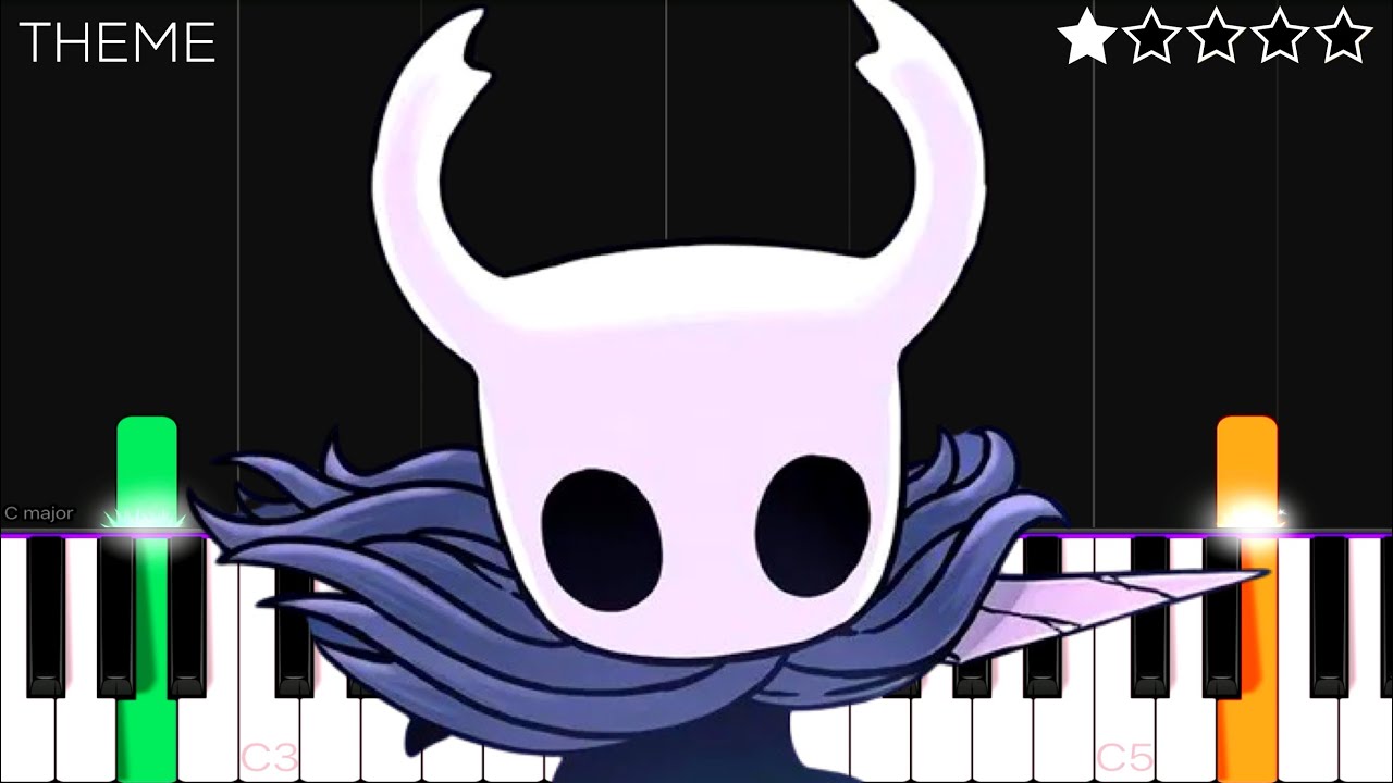 Hollow Knight - Main Theme | EASY Piano Tutorial 