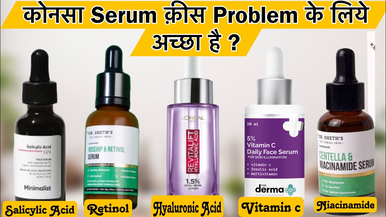 Best Serums In India For Pigmentation, Acne , Acne Scars ,Uneven Skin ,Open Pores & Dull & Dry Skin