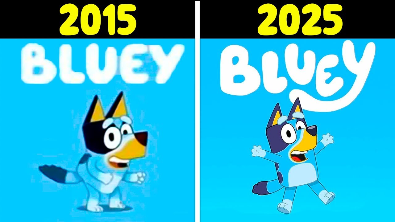 A PRIMEIRA Versão da BLUEY! (PILOTO vs SÉRIE)