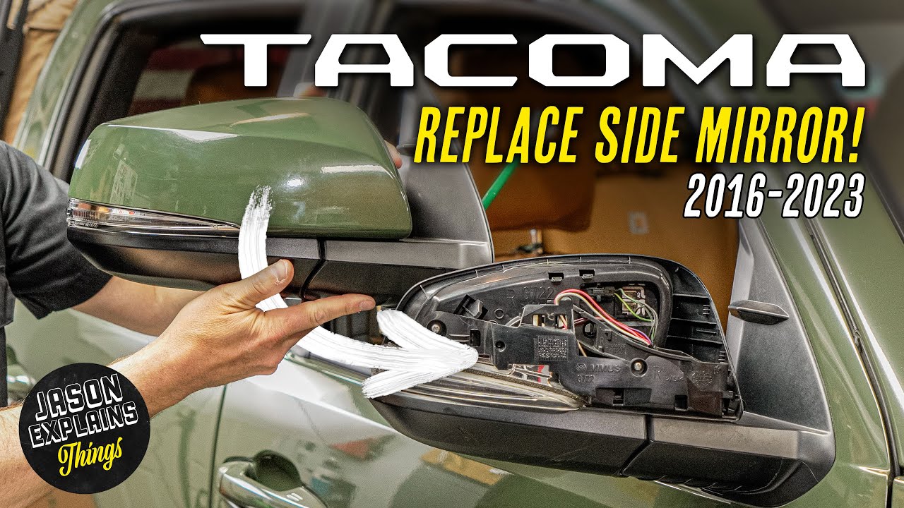 How To Replace Toyota Tacoma (2016 -2023) Side Mirror: OEM VS AFTERMARKET WARNING!