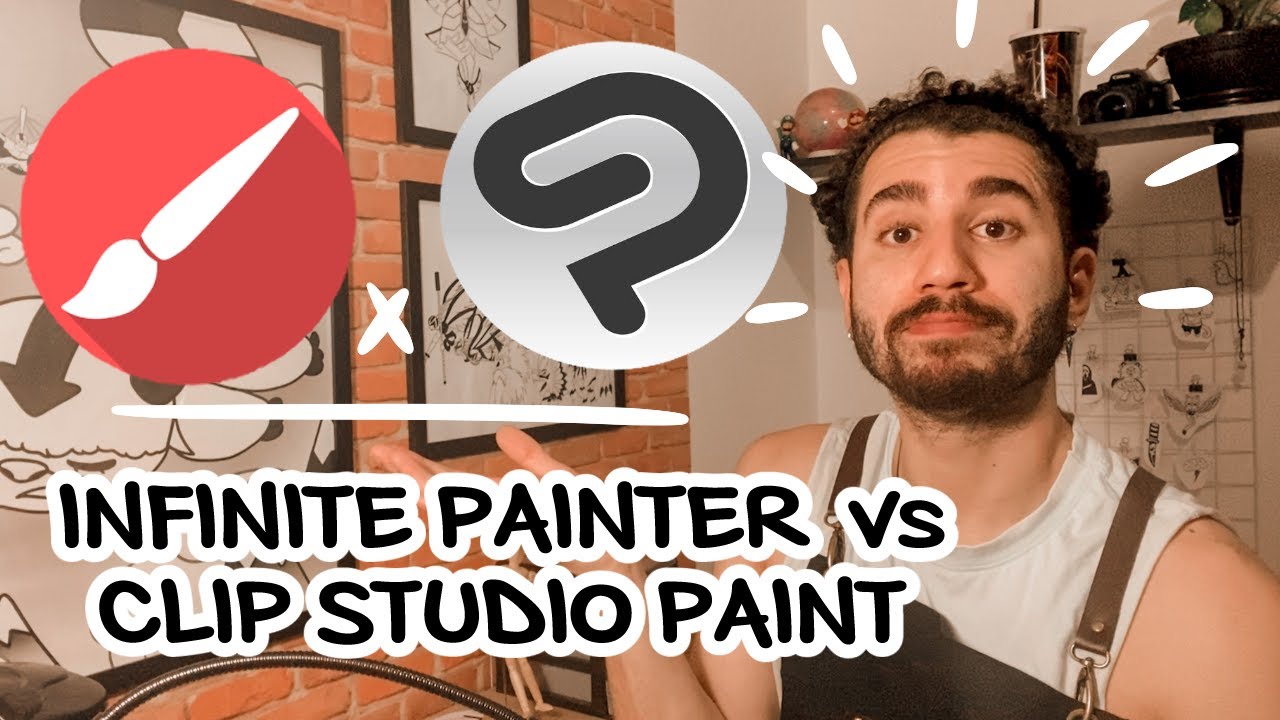 INFINITE PAINTER X CLIP STUDIO PAINT ANDROID | QUAL MELHOR APLICATIVO DE DESENHO DIGITAL PARA TABLET