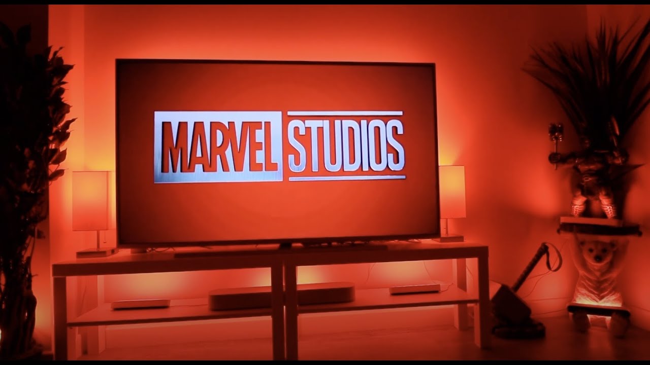 Hue Ambilight TV set up Demo: Marvel Avengers Intro (Infinity War) - Immersive!