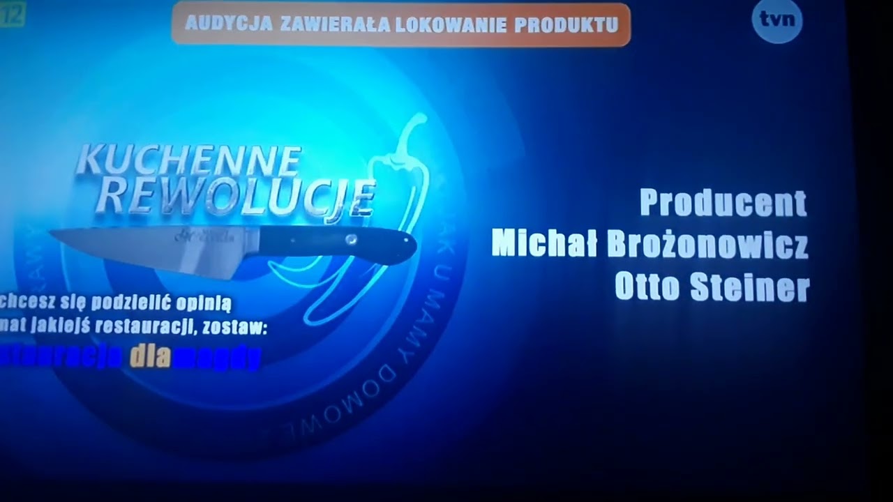Kuchenne Rewolucje Sezon 23 Tyłówka Constanhin Entertainment i Na zlecenie TVN 2021