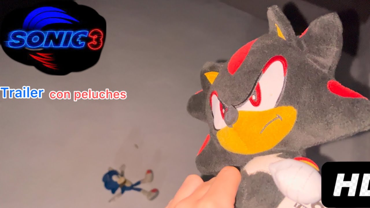 Sonic the hedgehog 3 Trailer con peluches