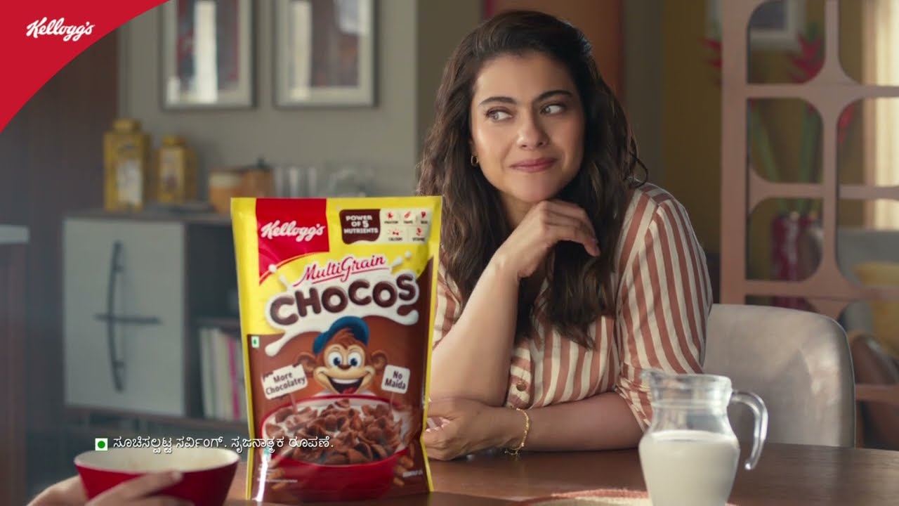 Шоколадные мультизерновые хлопья Kellogg&rsquo;s | Энергетический мультизерновой напиток, более шоколад...