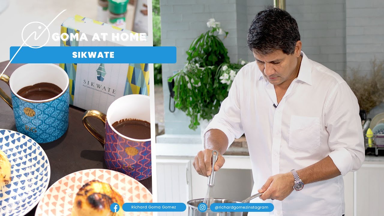 Goma At Home: Sikwate (Hot Chocolate Tablea) With Ensaymada For Merienda With Lucy