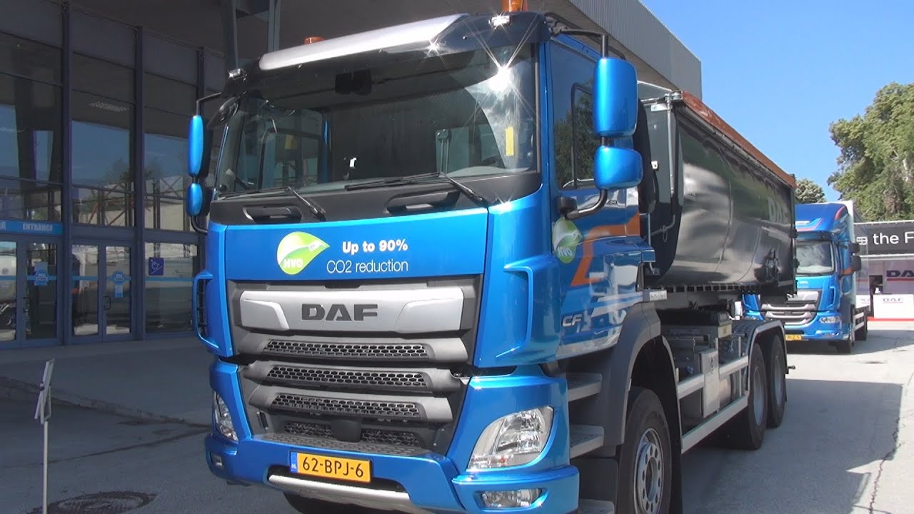 DAF CF 480 FAT HYVA Crane KTK 6x4 Tipper Truck (2021) Exterior and Interior