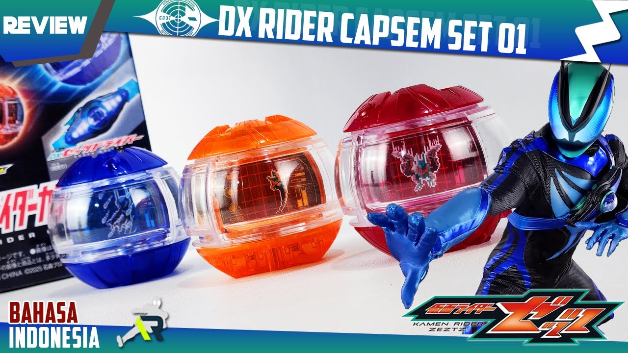 REVIEW - DX RIDER CAPSEM SET 01 | DXライダーカプセムセット01 [Kamen Rider ZEZTZ] STREAM - TRANSFORM - WING