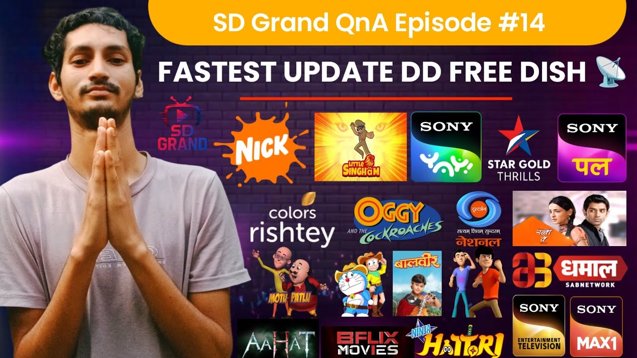 SD Grand QNA Episode #14 Fastest Update On Free Dish📡Releted 😍 | DD Free Dish New Update Today