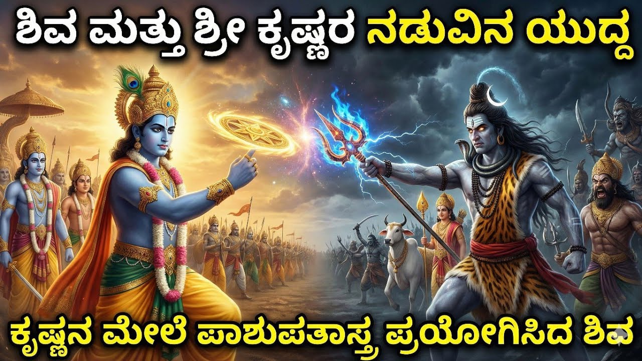 ಶ್ರೀ ಕೃಷ್ಣ vs ಬಾಣಾಸುರ ಯುದ್ಧ | Krishna vs Banasura War | Shiva vs Krishna Battle Explained
