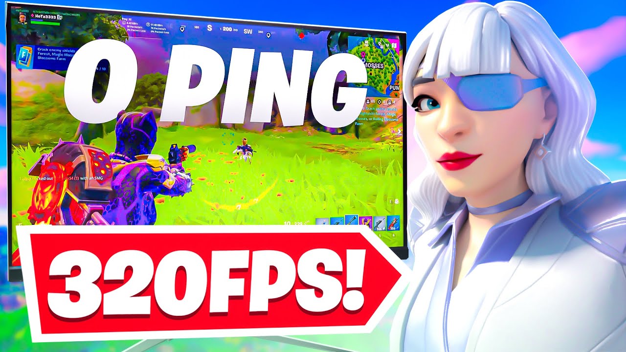 So I Tried 320hz + 0 Ping in Fortnite&hellip; (It's Overpowered)
