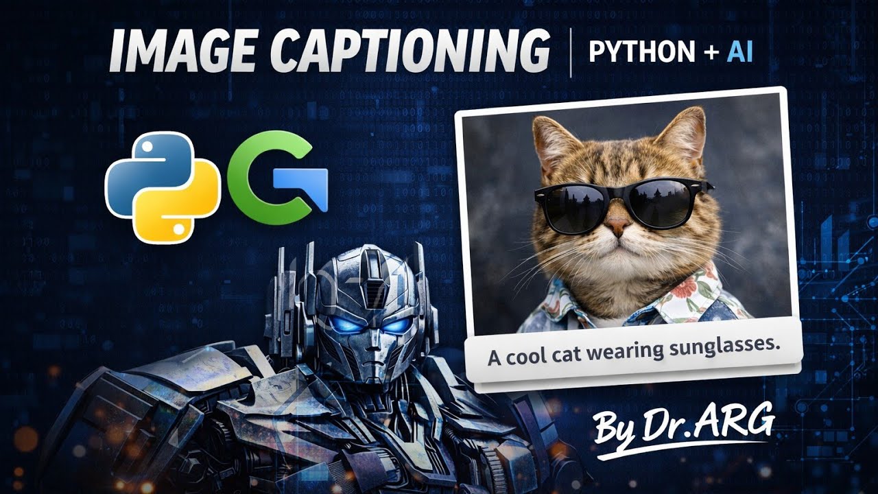 Build an Image Captioning App using Python & AI | BLIP + Gradio | Dr.ARG