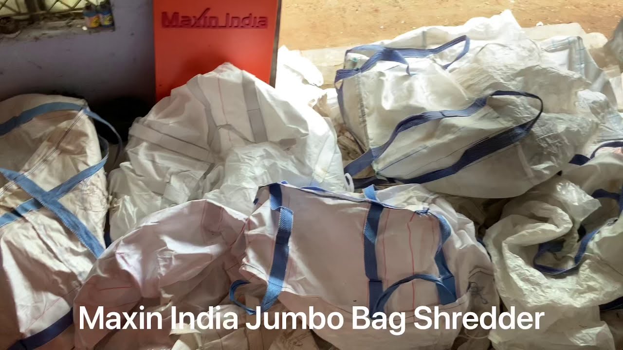 Jumbo bag Crusher, PP Jumbo Bag Shredder, PP Big Jumbo Bag Shredder, PP Shredder, #Jumbobagshredder