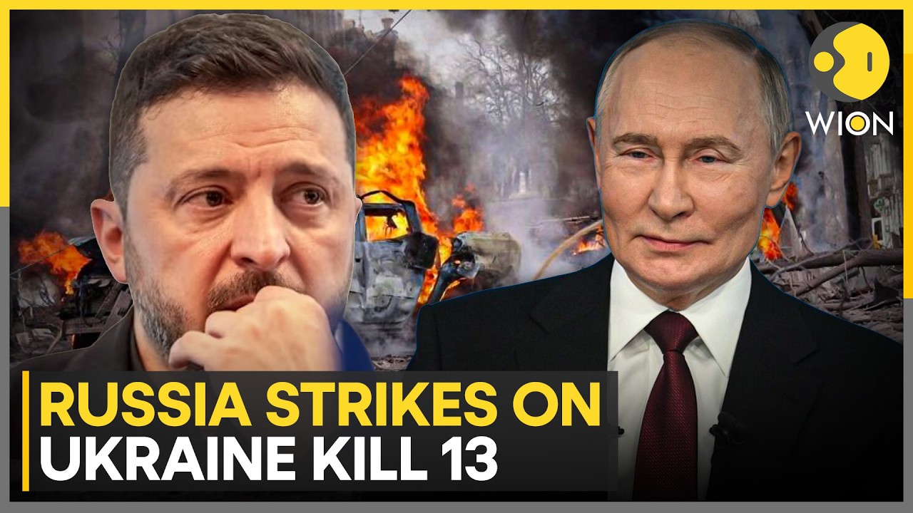 Russia Pounds Ukraine with 122 Drones and Missiles | 13 Dead, Kyiv Under Heavy Attack