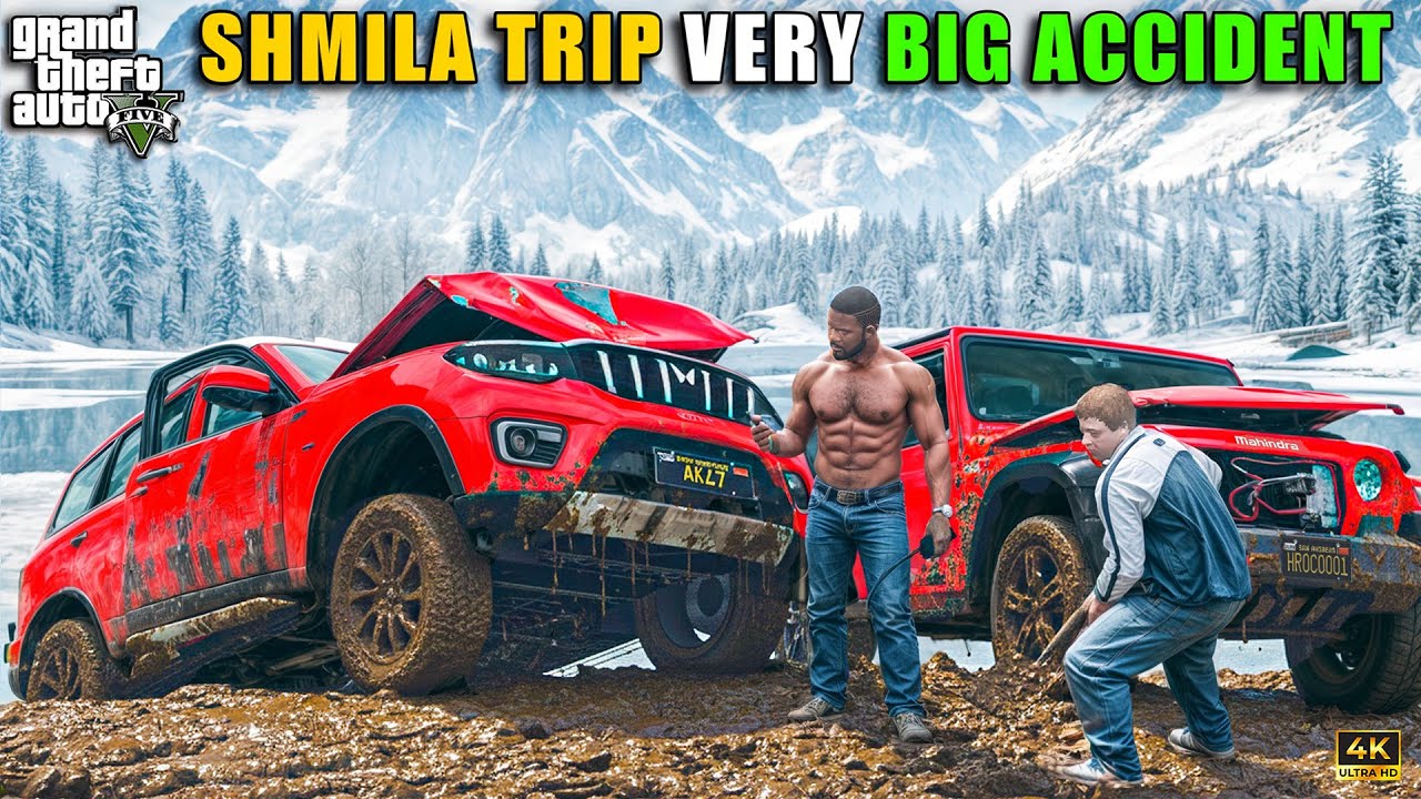 JIMMY MAHINDRA THAR ACCIDENT IN SHIMLA | GTA V GAMEPLAY | GTA 5 | GTA V GAMEPLAY | GTA 5